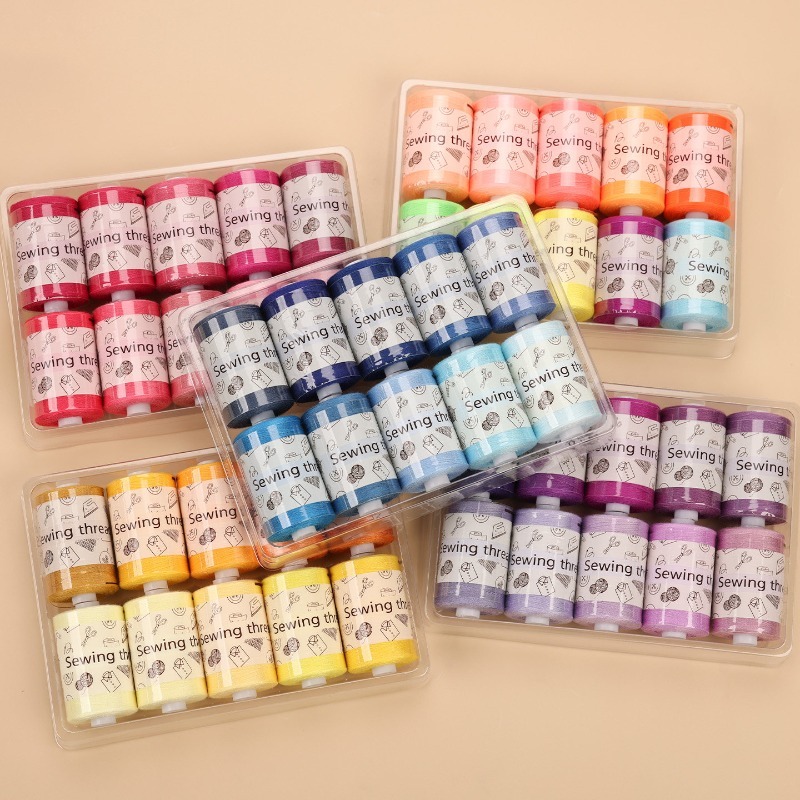 Sewing Thread Production - Meerkleurige naaigarenset, duurzame garen geschikt voor