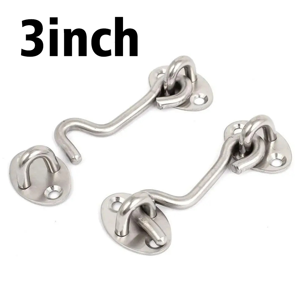 Hook Eye Fastener - 2 Stuks Oude Stijl Raambeugel Winddichte