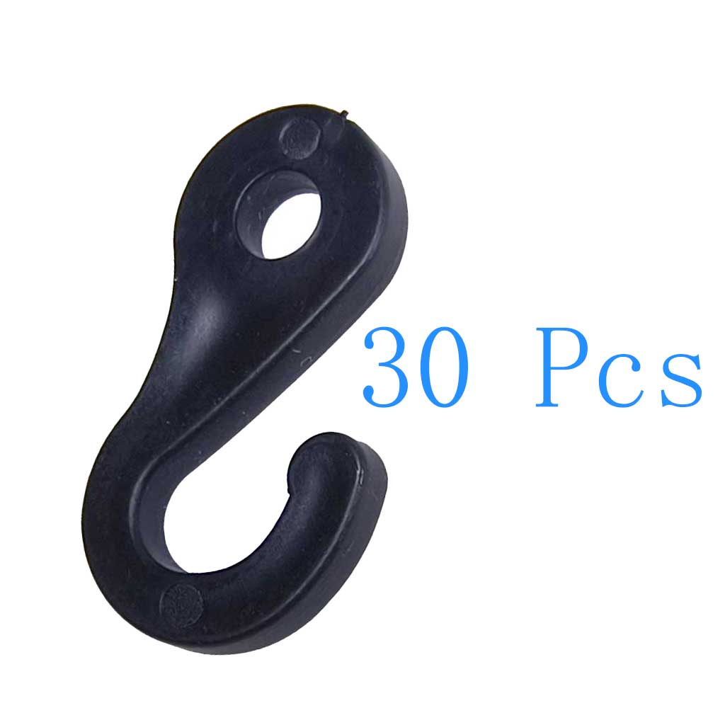 Hook Eye Fastener - 30/50/100 Stuks Plastic Eye Karabijnhaak Clip