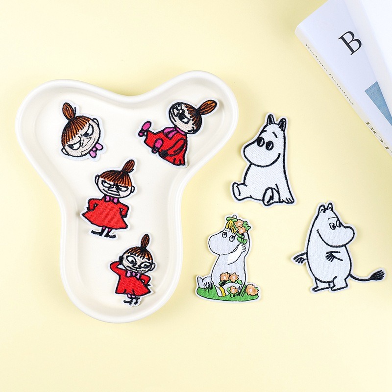 Sewing Repair - Moomin Leuke Cartoon Geborduurde Patches DIY