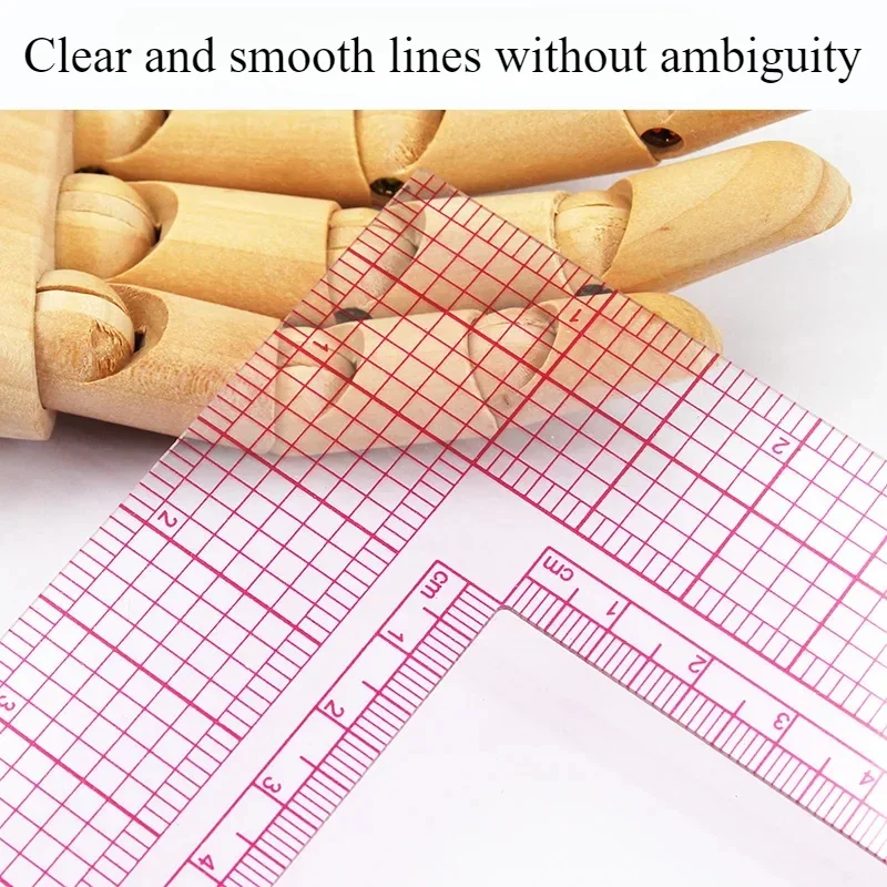 Sewing Technical Fabrics - ‌ L-vormige quiltliniaal - Recht-hoekig naaigereedschap