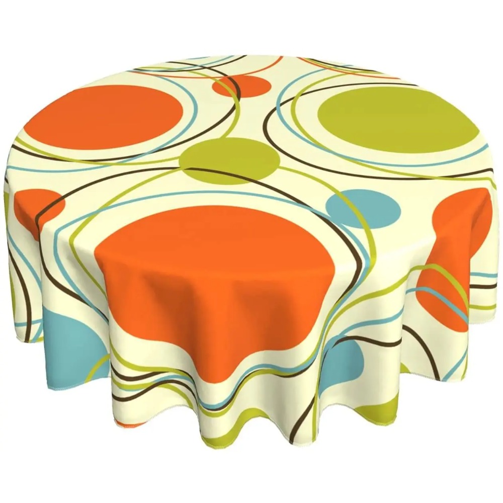 Century Textile & Sewing Supply - Tafelkleed Kleurrijk jaren 1950 Retro Abstract