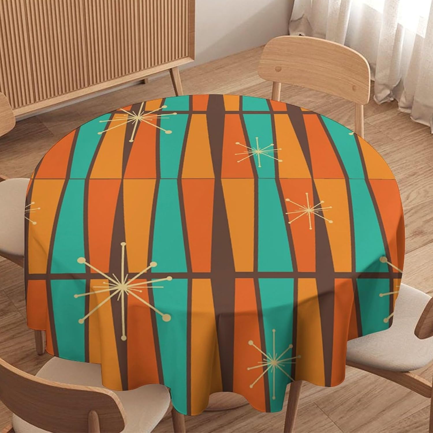 Mid Century Modern Oranje Geel - Century Textile & Sewing Supply recensie en prijs