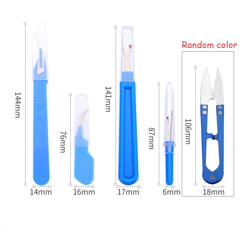 5-delige blauwe naaigereedscha - Sewing Repair recensie en prijs