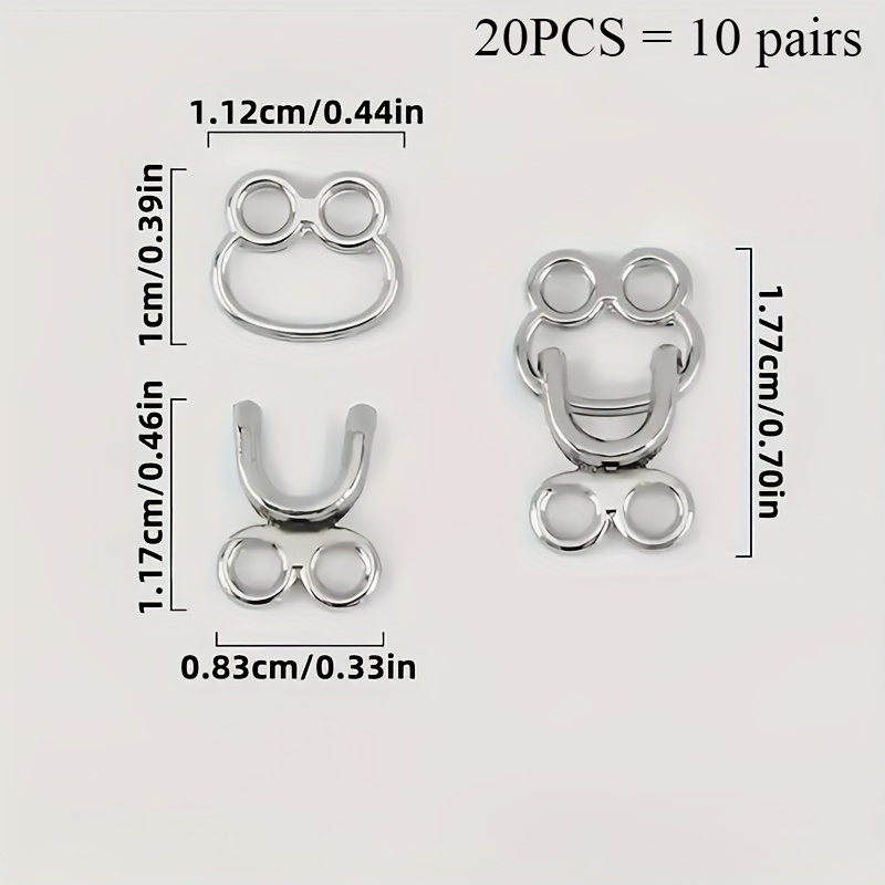 50 sets Metalen Legering Onzic - Hook Eye Fastener recensie en prijs