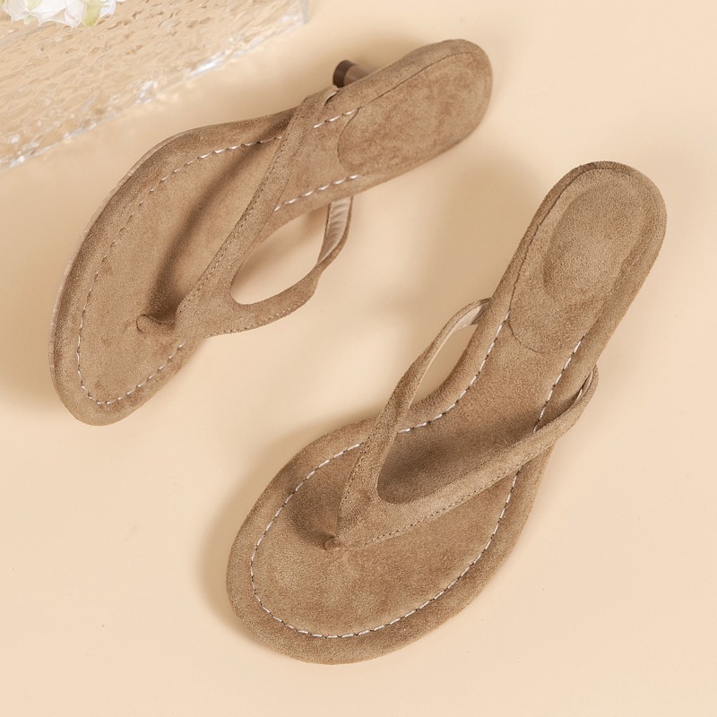 Dames bruine sandalen met dunn - Sewing Nylon recensie en prijs