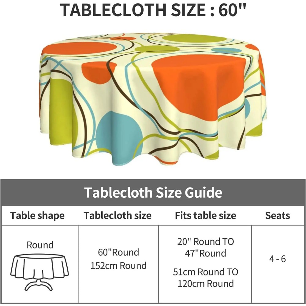 Tafelkleed Kleurrijk jaren 195 - Century Textile & Sewing Supply recensie en prijs