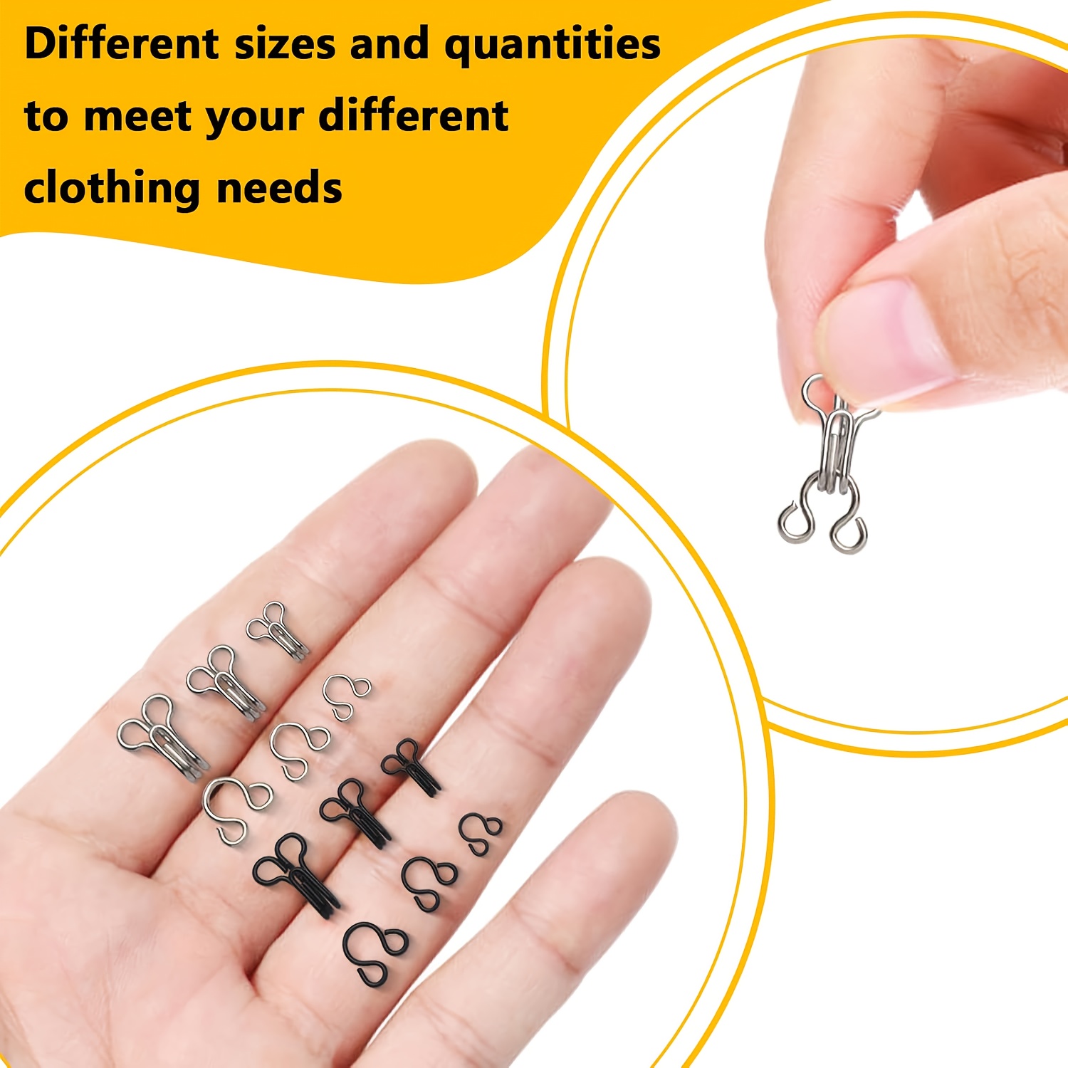 Onzichtbare kraaghaakjes en -o - Hook Eye Fastener recensie en prijs