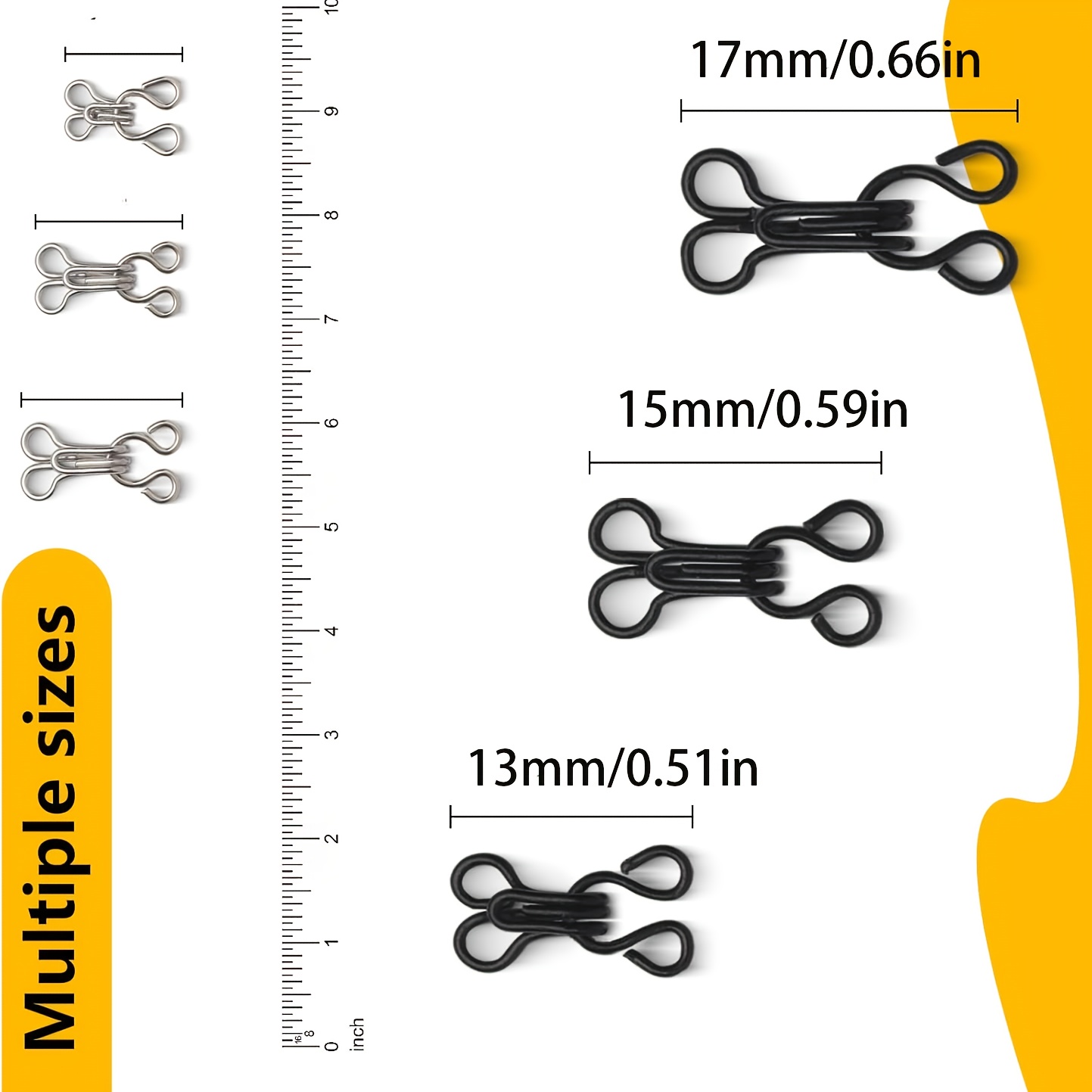 Onzichtbare kraaghaakjes en -o - Hook Eye Fastener recensie en prijs