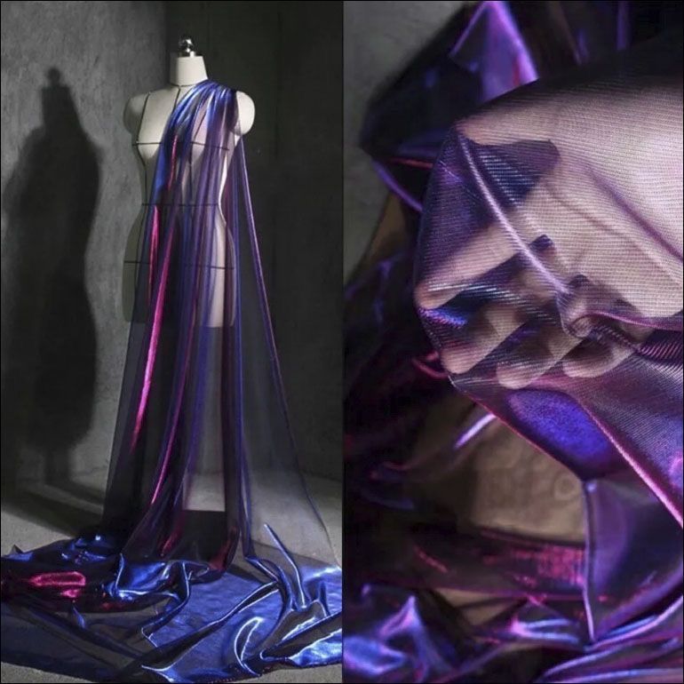 Metallic glitter mesh tule sto - Sewing Technical Fabrics recensie en prijs